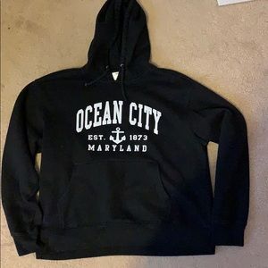 black hoodie
